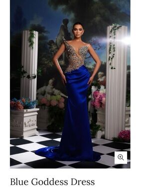 Goddess Exclusive blue dress size 4